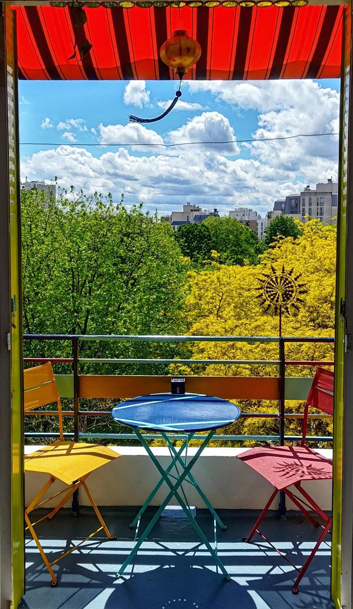 Canopee, Paisible, Chaleureux, Lumineux, Balcon Париж Экстерьер фото